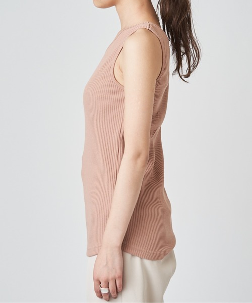 mystic（ミスティック）の「パット付きワンショルタンクトップ（Tシャツ/カットソー・レディース・ライトグレー/ブラック/ベージュ・FREE）」の7枚目の写真