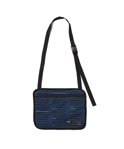 ATTACHMENT(アタッチメント)の「T400ストレッチタフタ サコッシュ(ショルダーバッグ・メンズ・グレー/ネイビー/オレンジ・ONESIZE)」の9枚目の写真