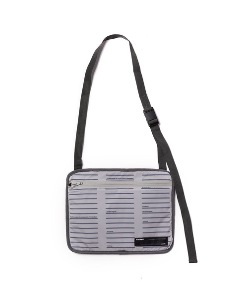 ATTACHMENT(アタッチメント)の「T400ストレッチタフタ サコッシュ(ショルダーバッグ・メンズ・グレー/ネイビー/オレンジ・ONESIZE)」の14枚目の写真