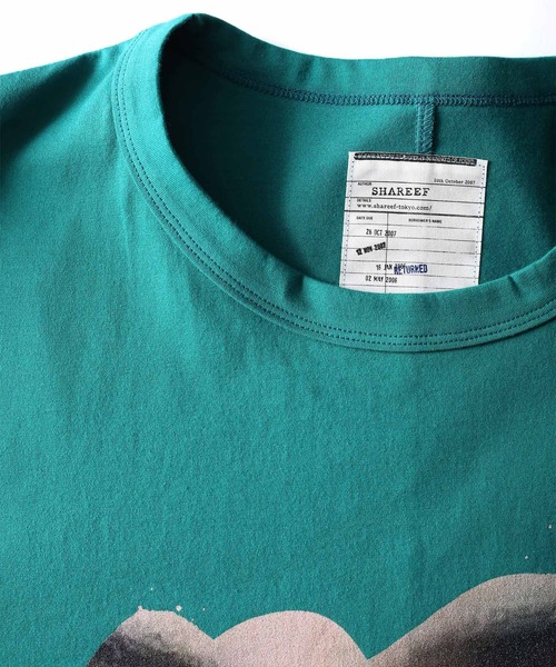 SHAREEF(シャリーフ)の「"FACE PT" S/S BIG T(Tシャツ/カットソー・メンズ・ブラック/ターコイズブルー/ライトグレー・3/2/1)」の18枚目の写真