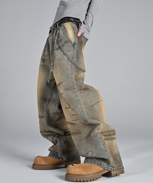 vintage make wide tapered denim / ヴィンテージメイクワイド