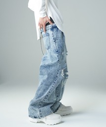 ADRER（アドラー）の「vintage make wide tapered denim   ヴィンテージメイクワイドテーパードデニム（デニムパンツ）」