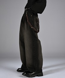 ADRER（アドラー）の「vintage make wide tapered denim / ヴィンテージメイクワイドテーパードデニム（デニムパンツ）」