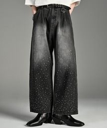 ADRER（アドラー）の「vintage make wide tapered denim   ヴィンテージメイクワイドテーパードデニム（デニムパンツ）」