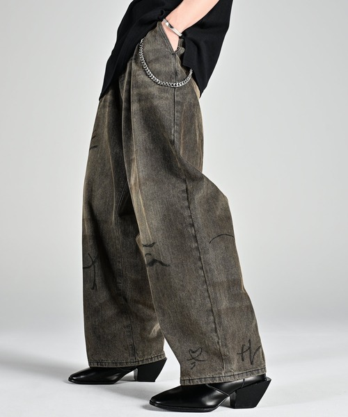 vintage make wide tapered denim / ヴィンテージメイクワイド