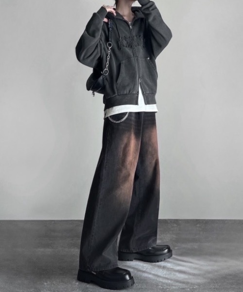 vintage make wide tapered denim / ヴィンテージメイクワイド