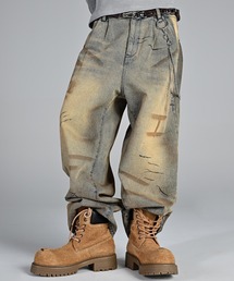 ADRER（アドラー）の「vintage make wide tapered denim / ヴィンテージメイクワイドテーパードデニム（デニムパンツ）」