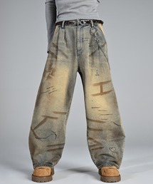 ADRER（アドラー）の「vintage make wide tapered denim / ヴィンテージメイクワイドテーパードデニム（デニムパンツ）」