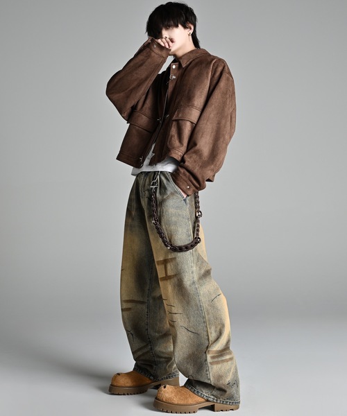 vintage make wide tapered denim / ヴィンテージメイクワイド