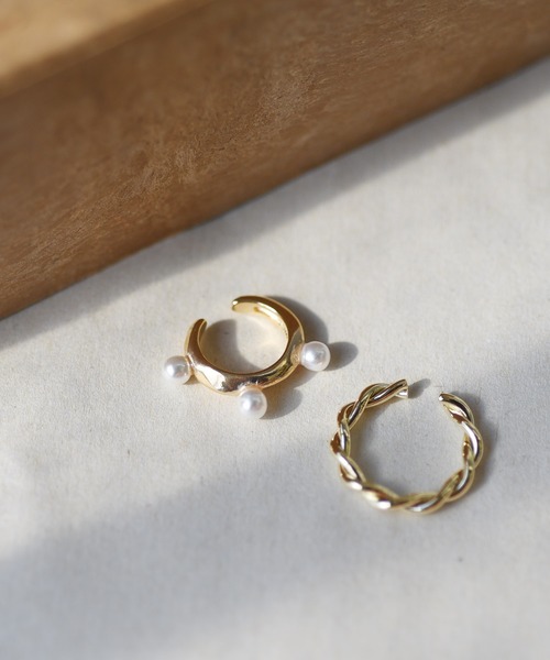 ma chere Cosette?(マシェールコゼット)の「【WEB限定】ニッケルフリー イヤーカフ2個セット(イヤリング(片耳用))」|その他1