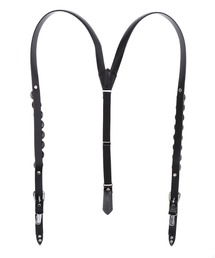 超美品TOGA PULLA トーガ プルラ メタル コンチョ サスペンダー