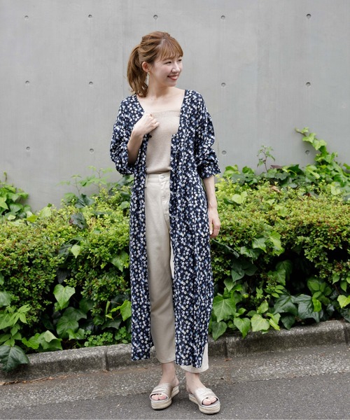 flower（フラワー）の「トゥインクルブルームガウン（ワンピース・レディース・アイボリー/ブラック・FREE）」の4枚目の写真