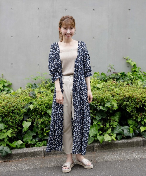 flower（フラワー）の「トゥインクルブルームガウン（ワンピース・レディース・アイボリー/ブラック・FREE）」の5枚目の写真