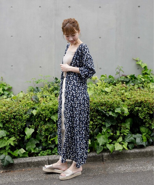 flower（フラワー）の「トゥインクルブルームガウン（ワンピース・レディース・アイボリー/ブラック・FREE）」の7枚目の写真