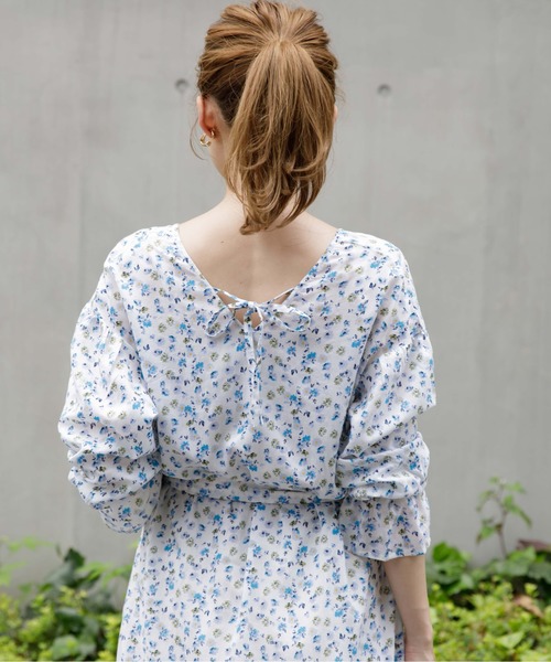 flower（フラワー）の「トゥインクルブルームガウン（ワンピース・レディース・アイボリー/ブラック・FREE）」の13枚目の写真