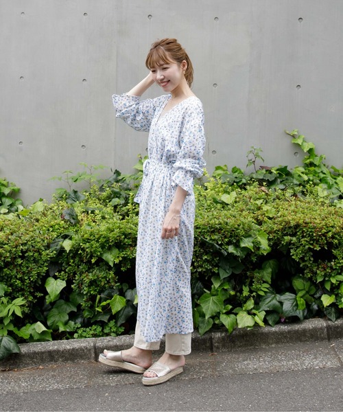 flower（フラワー）の「トゥインクルブルームガウン（ワンピース・レディース・アイボリー/ブラック・FREE）」の17枚目の写真