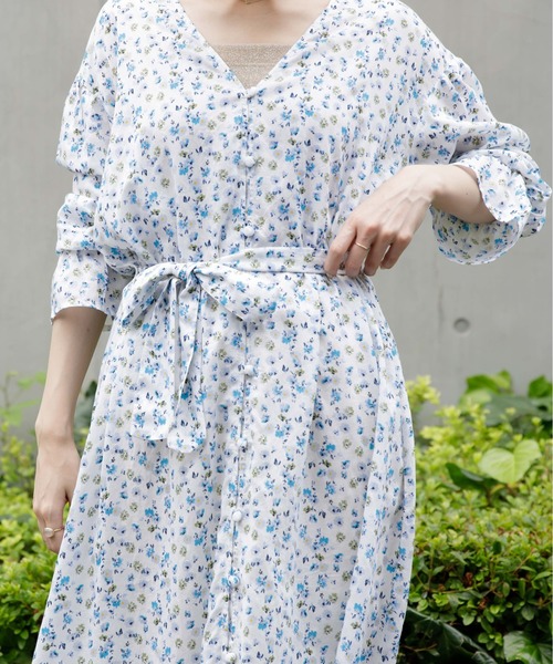 flower（フラワー）の「トゥインクルブルームガウン（ワンピース・レディース・アイボリー/ブラック・FREE）」の18枚目の写真