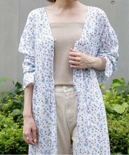 flower（フラワー）の「トゥインクルブルームガウン（ワンピース・レディース・アイボリー/ブラック・FREE）」の19枚目の写真