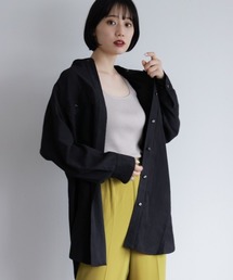 PAGEBOY | マイクロコールチュニックシャツジャケット(ブルゾン)