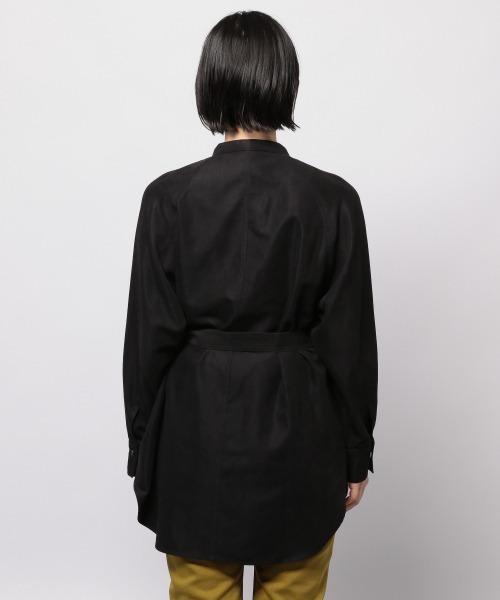 PAGEBOY（ページボーイ）の「マイクロコールチュニックシャツジャケット（ブルゾン・レディース・ブラック/モカ/グレイッシュベージュ・FREE）」の14枚目の写真