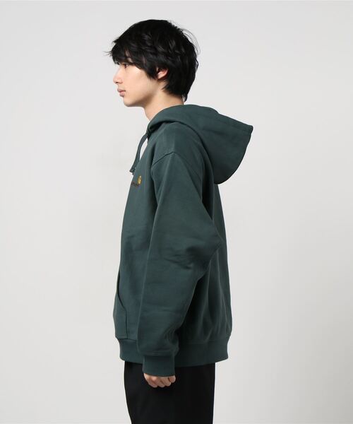 Carhartt(カーハート)の「Carhartt ルーズフィットベーシックパーカー SWEATSHIRTS I0282790F20020F(パーカー・メンズ・グリーン・M/L/XL)」の2枚目の写真