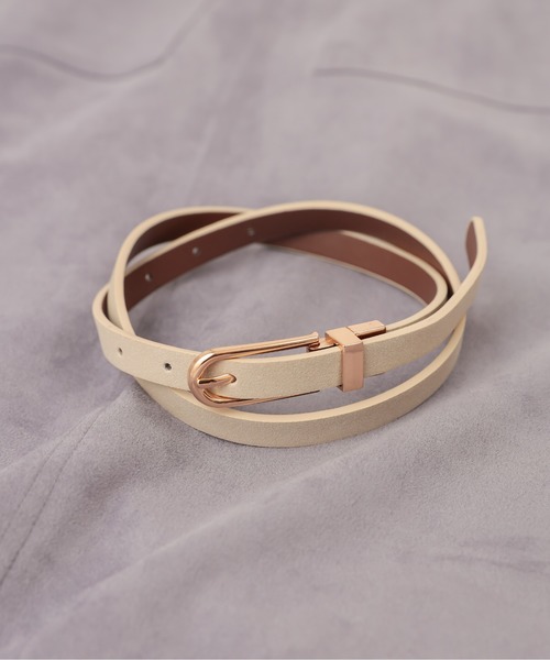 natural couture（ナチュラルクチュール）の「ポンチスエードタイトスカート（スカート・レディース・ブルー/アイボリー/その他1/その他2/レンガ/その他3/イエロー/ラベンダー・FREE）」の17枚目の写真