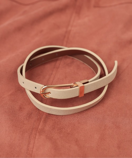 natural couture（ナチュラルクチュール）の「ポンチスエードタイトスカート（スカート・レディース・ブルー/アイボリー/その他1/その他2/レンガ/その他3/イエロー/ラベンダー・FREE）」の22枚目の写真