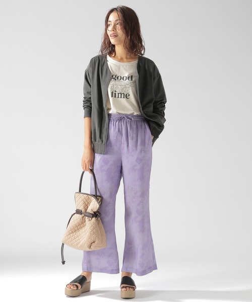 BAYFLOW（ベイフロー）の「ノーカラーリバーシブルブルゾン（ブルゾン・レディース・オレンジ/モカ/チャコール・SMALL/MEDIUM）」の5枚目の写真