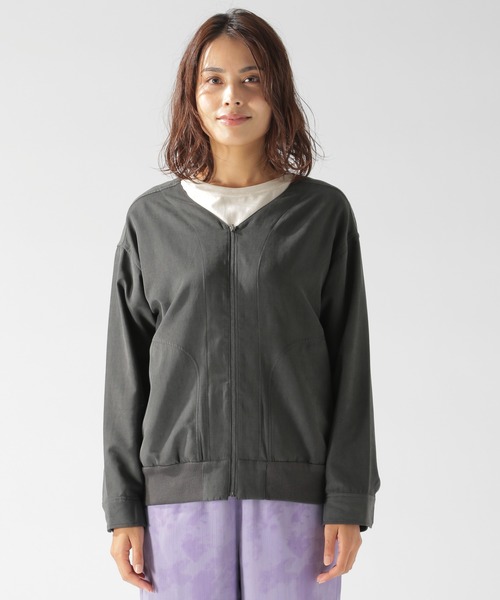 BAYFLOW（ベイフロー）の「ノーカラーリバーシブルブルゾン（ブルゾン・レディース・オレンジ/モカ/チャコール・SMALL/MEDIUM）」の13枚目の写真
