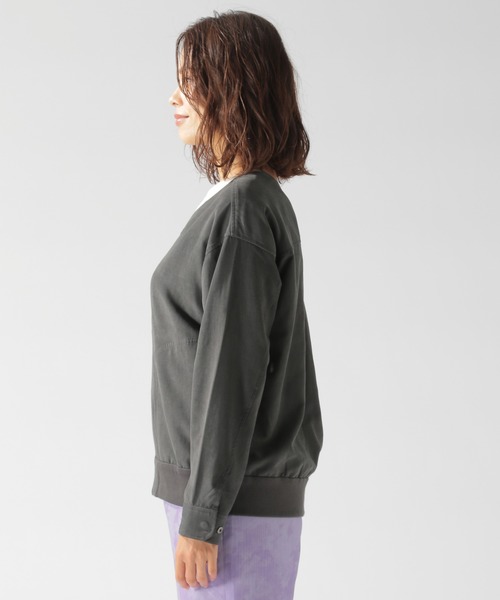 BAYFLOW（ベイフロー）の「ノーカラーリバーシブルブルゾン（ブルゾン・レディース・オレンジ/モカ/チャコール・SMALL/MEDIUM）」の15枚目の写真