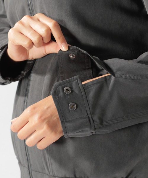 BAYFLOW（ベイフロー）の「ノーカラーリバーシブルブルゾン（ブルゾン・レディース・オレンジ/モカ/チャコール・SMALL/MEDIUM）」の22枚目の写真