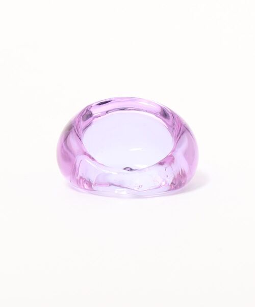 LOWRYS FARM（ローリーズファーム）の「１Ｐガラスリング　919158（リング・レディース・その他1/その他2/その他3・FREE）」の4枚目の写真