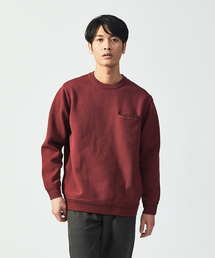 ウーリー ポリエステルクルーニット