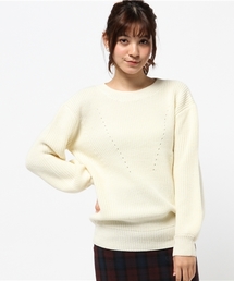 BLONDY ReLISH | リブ編みニットチュニック(Tシャツ/カットソー)