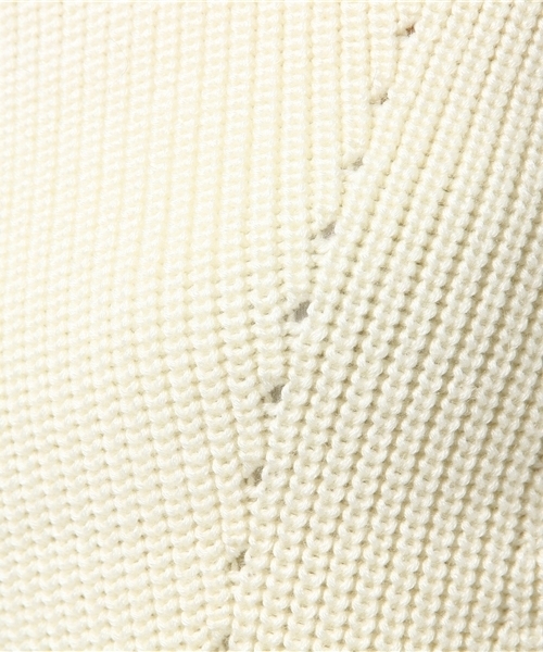 BLONDY ReLISH（ブロンディリリッシュ）の「リブ編みニットチュニック（Tシャツ/カットソー・レディース・オフホワイト/グレー/キャメル・FREE）」の10枚目の写真