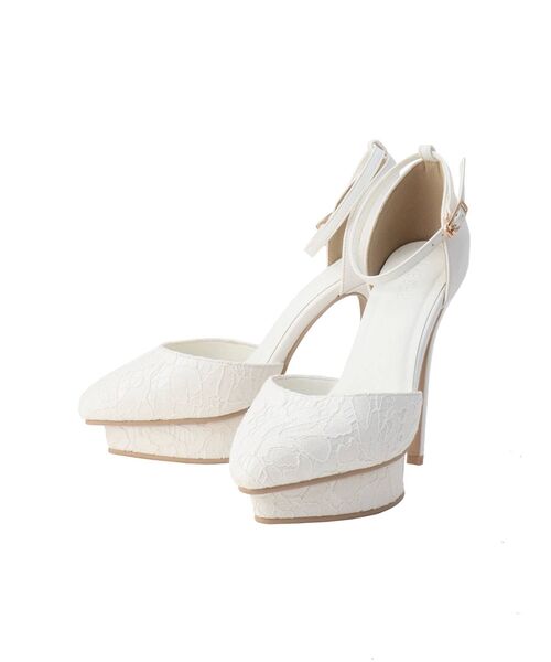 RESEXXY(リゼクシー)の「レース切替パンプス(パンプス・レディース・オフホワイト/ブラック/ベージュ・SMALL/MEDIUM/LARGE)」の18枚目の写真