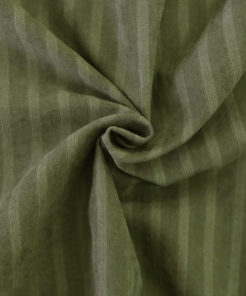 select MOCA（セレクトモカ）の「2021 SS スタンドカラーストライプニュアンスシャツ（シャツ/ブラウス・レディース・ブラック/グリーン・FREE）」の21枚目の写真