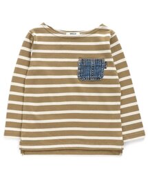 BREEZE | WEB限定 デニムポケットボートネックTシャツ(Tシャツ/カットソー)