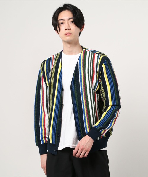 Coohem（コーヘン）の「COOHEM / ウェーブ マルチボーダー ニット 