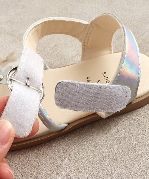 apres les cours（アプレレクール）の「/クリアサンダル（サンダル・キッズ・シルバー/アイボリー・15 /18/17/19/14/16）」の12枚目の写真