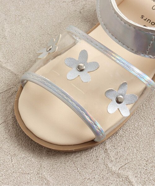 apres les cours（アプレレクール）の「/クリアサンダル（サンダル・キッズ・シルバー/アイボリー・15 /18/17/19/14/16）」の15枚目の写真