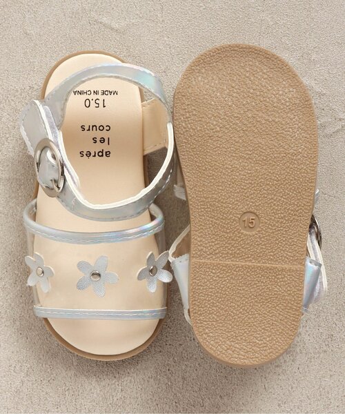 apres les cours（アプレレクール）の「/クリアサンダル（サンダル・キッズ・シルバー/アイボリー・15 /18/17/19/14/16）」の13枚目の写真