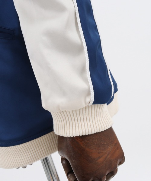 CAMBIO（カンビオ）の「mj7752-イーグル×ローズスカジャン（スカジャン・メンズ・グレー/ピンク/ブルー・SMALL/MEDIUM/LARGE）」の11枚目の写真