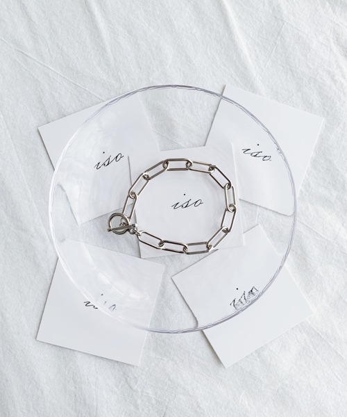 iso（イソ）の「スクエアチェーンブレスレット（ブレスレット・レディース・ゴールド/シルバー・FREE）」の6枚目の写真