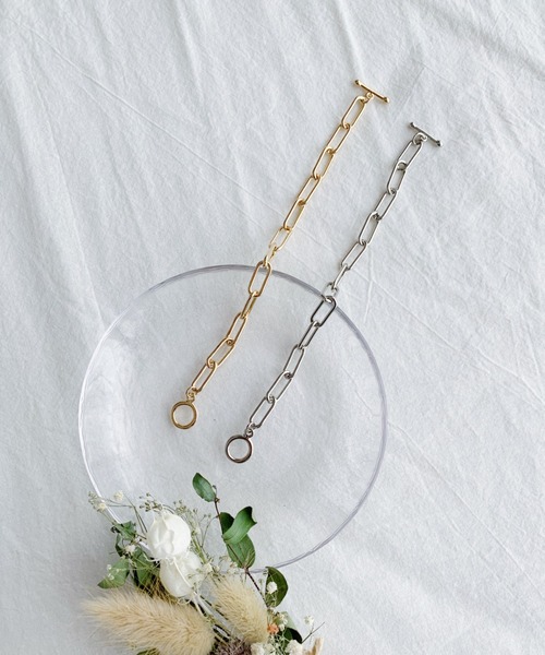 iso（イソ）の「スクエアチェーンブレスレット（ブレスレット・レディース・ゴールド/シルバー・FREE）」の11枚目の写真