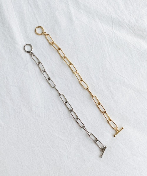 iso（イソ）の「スクエアチェーンブレスレット（ブレスレット・レディース・ゴールド/シルバー・FREE）」の9枚目の写真