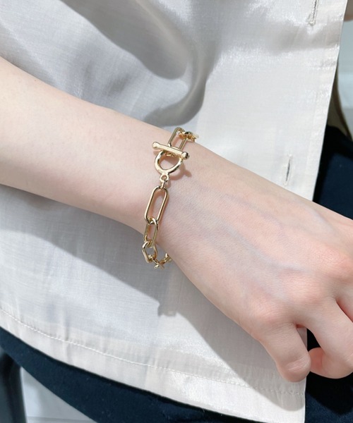 iso（イソ）の「スクエアチェーンブレスレット（ブレスレット・レディース・ゴールド/シルバー・FREE）」の19枚目の写真