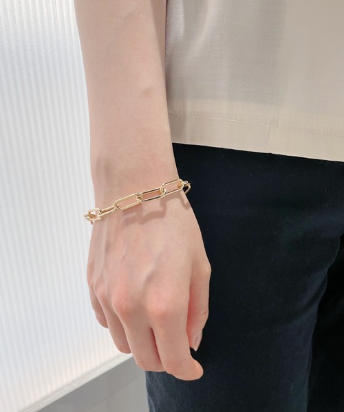 iso（イソ）の「スクエアチェーンブレスレット（ブレスレット・レディース・ゴールド/シルバー・FREE）」の21枚目の写真