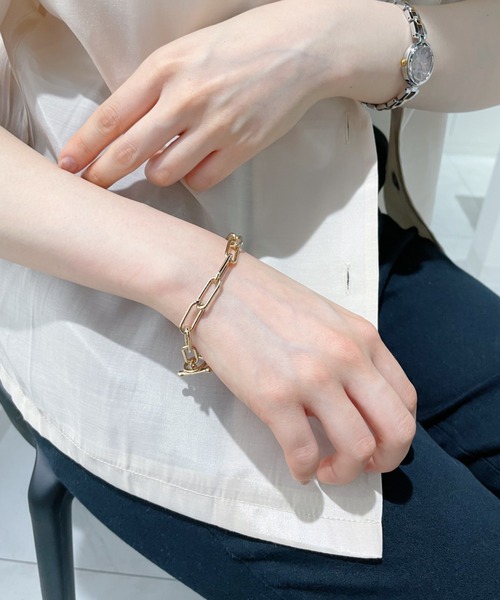 iso（イソ）の「スクエアチェーンブレスレット（ブレスレット・レディース・ゴールド/シルバー・FREE）」の22枚目の写真