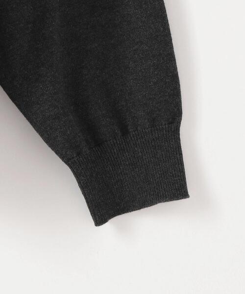 【未使用品】スティーブンアラン ヘンリーネック コットンリブニット セーター S Steven Alan＞ウール リブ ヘンリーネック プルオーバー（T